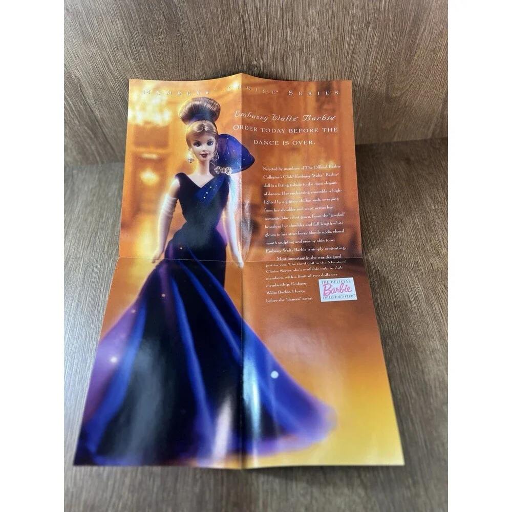NEW 1998 The OFFICIAL Barbie Collector's Club Welcome Kit Third Edition‎ Mattel